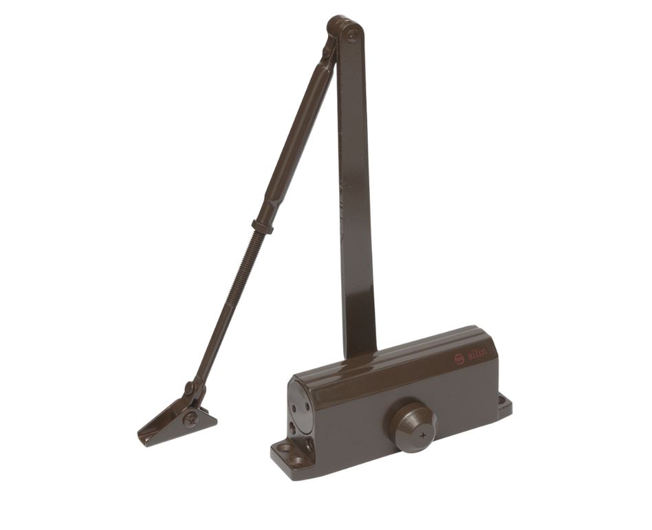 Karos ajtócsukó, termostabil, 40-65kg-os, barna, SA-6033AW-bn